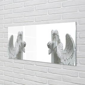 Sklenený obraz modlitebné anjeli 120x60 cm