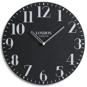 Dekorstudio Moderné drevené hodiny Retro London 30cm