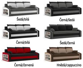 Velká rozkladacia pohovka HEWLET s poličkou