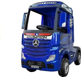 LEAN CARS Elektrické autíčko Mercedes Actros modré lakované MP4