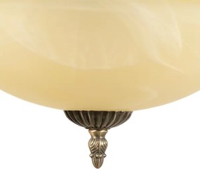 BRILAGI - Závesný luster na reťazi DAHLIA 9xE27/40W/230V, priemer 74 cm, mosadz