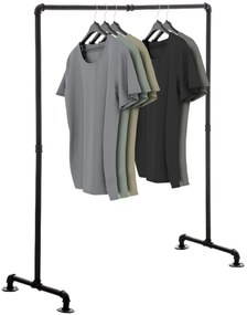 Vešiakový stojan Jersey 161760901 - 55x120x150 v industriálnom štýle - Čierna