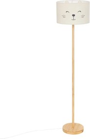 Atmosphera - Detská stojacia lampa FÉLIX 1xE27/40W/230V s motívom mačky