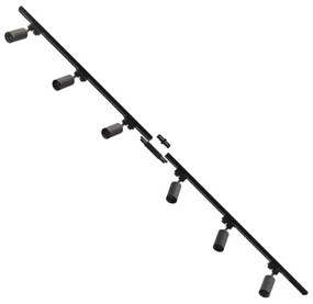 Zuma Line 3021 - Bodové svietidlo v lištovom systéme TUBE 6xGU10/35W/230V čierna