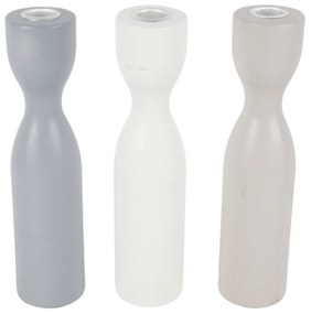 Drevený svietnik TORNE 25 cm - viac farieb