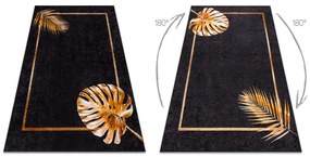Kusový koberec Achila čiernozlatý 160x220cm