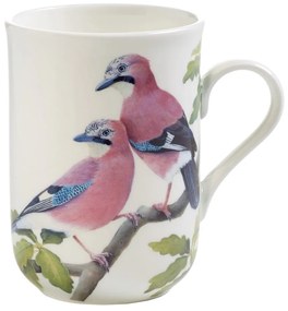 Hrnček z kostného porcelánu Maxwell &amp; Williams Birds Eusarian Jay, 350 ml