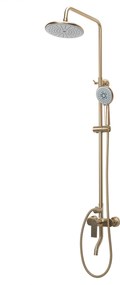 Rea Verso, sprchová súprava  s pákovou batériou a vaňovou výlevkou, zlatá matná, REA-P9146