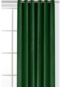 Zelený zamatový dimout záves 400x225 cm Velto – Filumi