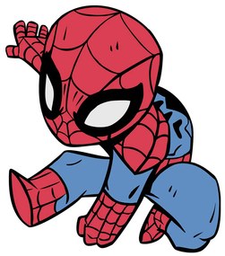 Veselá Stena Drevené vyfarbovacie postavičky Spiderman a Avengers