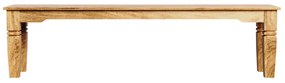 Lavica Guru 175x40 z mangového dreva Mango natural