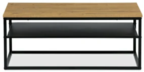 Autronic - Stůl konferenční, MDF deska s dekorem divoký dub, černý kov. - CT-644 OAK