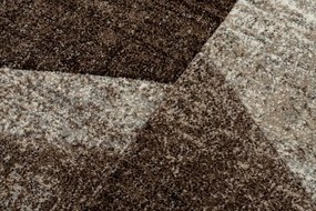 Koberec FEEL 5673/15044 HERRINGBONE hnedý / béžový / krémový / sivý