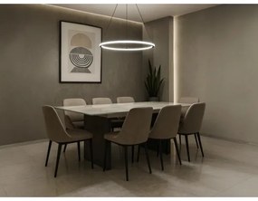 LED stmievateľný luster na lanku LED/90W/230V 3000-6500K pr. 60 cm + diaľkový ovládač