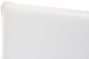 Barová stolička Limon nerez - Biela