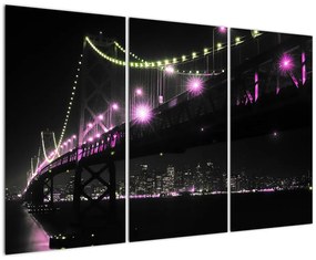 Nočný most - obraz