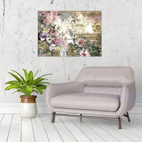Obraz - Dizajnové kvety (70x50 cm)