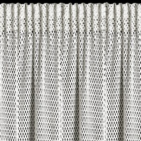 ZÁVES NA PÁSKE GABBY 140X270 CM BIELA