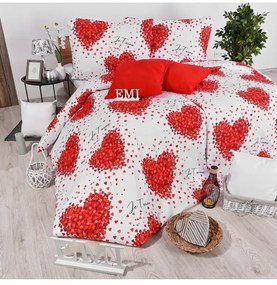 Posteľné obliečky Anica EMI, Štandardný set jednolôžko obsahuje 1x 140x200 + 1x 70x90