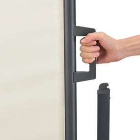 InternetovaZahrada Bočná markíza Dubaj 500 x 160cm - béžová