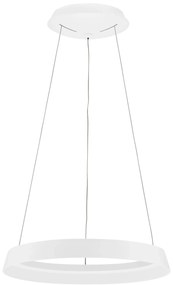 LED stmievateľný biela dizajnový luster Ormi 45