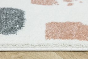 Detský koberec LIMA M038A krémový / ružový