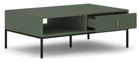 Konferenčný stolík SUE zelený/čierny