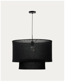 Čierne tienidlo ø 60 cm Mariela – Kave Home