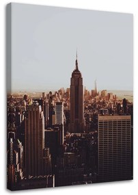 Obraz na plátně New York Empire City - 60x90 cm