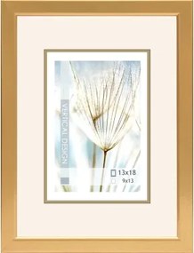 Fotorámik Giulia 13x18 cm, zlatý%