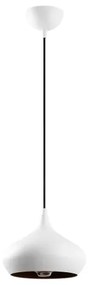 Luster na lanku DODO 1xE27/40W/230V biela