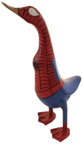 Dřevěná kachna Spiderman 23 cm