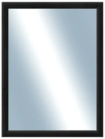 DANTIK - Zrkadlo v rámu, rozmer s rámom 60x80 cm z lišty LEDVINKA čierna (1446)