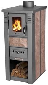 STREND PRO krbové kachle Pro Lava Ceramic, 6,5 kW, 120 mm, mocca