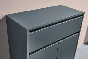 Komoda so šuplíkom Cologne, 80 cm, antracitová
