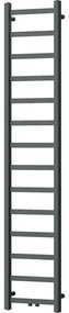 Mexen Bolt, vykurovacie teleso 1800 x 400 mm, 406 W, spodné a stredové, antracitová, W126-1800-400-00-66