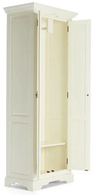 furniture-nabytek.cz - Masívna šatní skriňa Catana z borovice a MDF, lakovaná, biela
