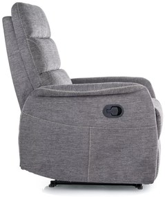 Elektrické polohovací křeslo Solon Brego s masáží tmavě šedé