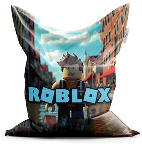 Sedací vak Classic Roblox mesto - detský, farebná