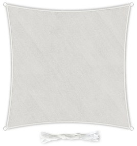 Blumfeldt Štvorcová slnečná clona, 4 x 4 m, s upevňovacími okami, polyester, priedušná