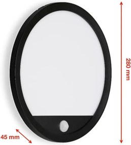 Telefunken 313705TF-LED Vonkajšie svietidlo so senzorom LED/15W/230V IP44