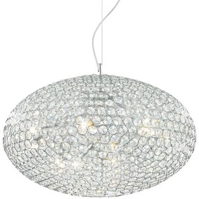 Ideal Lux - Krištáľový luster na lanku ORION 12xE14/40W/230V pr. 60 cm strieborná