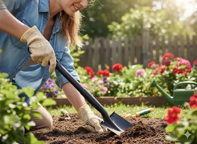 Garden Line MINI LOPATA S OCELOVOU RÚČKOU 67 CM