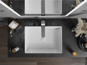 Mexen Goya, umývadlo na dosku 51 x 37 cm, biela, 22185000