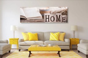 Obraz drevené písmenká s nápisom Home