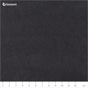 Antracitovosivá rohová pohovka MESONICA Puzo, ľavý roh