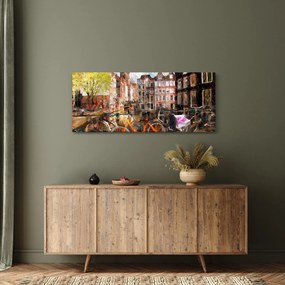 Obraz - Amsterdam (120x50 cm)