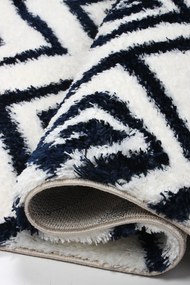 Koberec Boho 638 CREAM/NAVY BLUE rozmery koberec: 60x100 cm