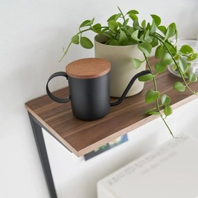 Biela/v prírodnej farbe drevená prídavná polička 28,5x8,5 cm Tower – YAMAZAKI