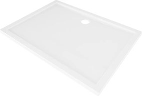 Mexen, Mexen Flow obdĺžniková sprchová vanička slim 75 x 95 cm, biely lesk - 46R107595